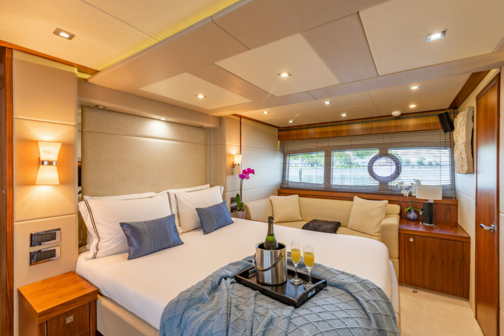 BORN TO RUN - 73' Sunseeker Manhattan 73 2014 Owner Stateroom