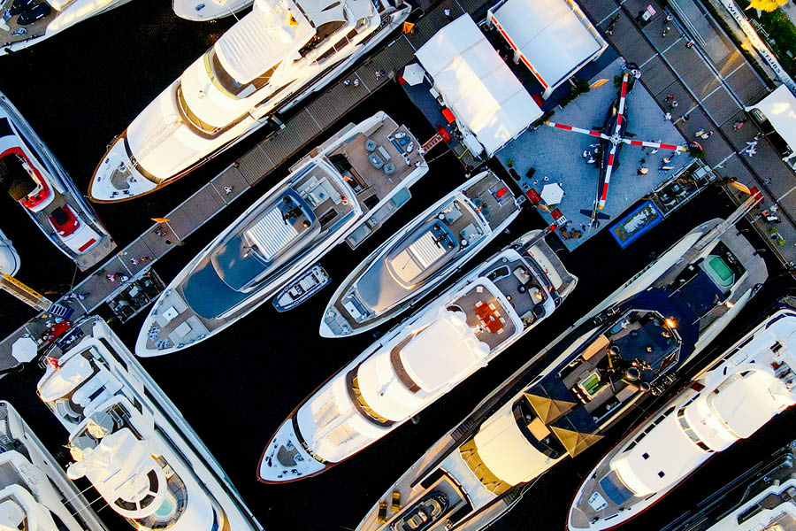 Fort Lauderdale Boat Show Aerial