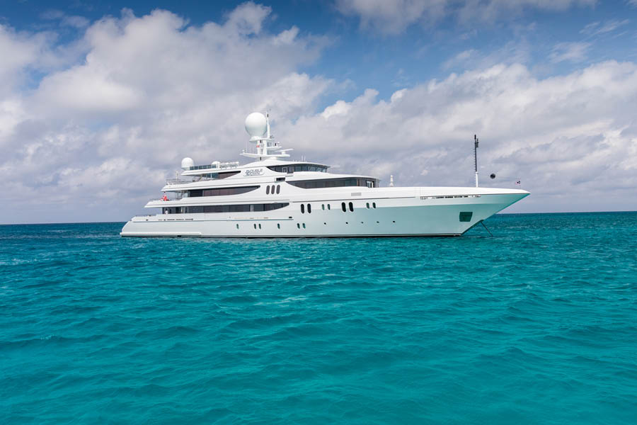 Profile of DOUBLE DOWN 214 foot Codecasa megayacht for sale