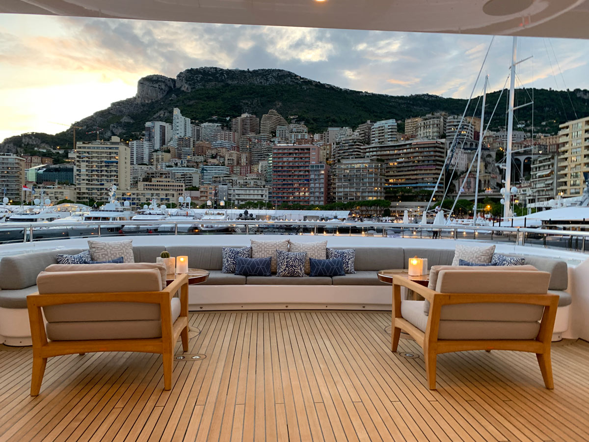 Worth Avenue Yachts Monaco Feadship view of country